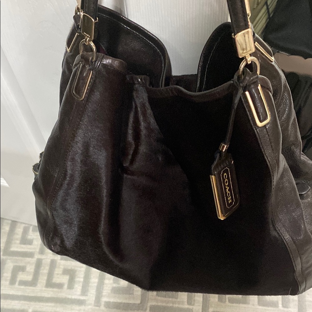 Coach Pony Skin Brown bag